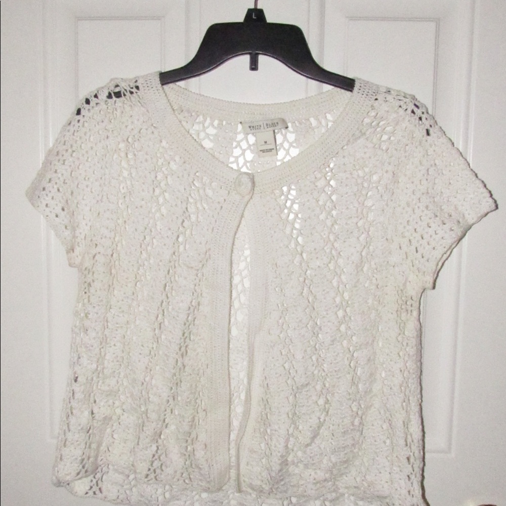White Dining cover-up